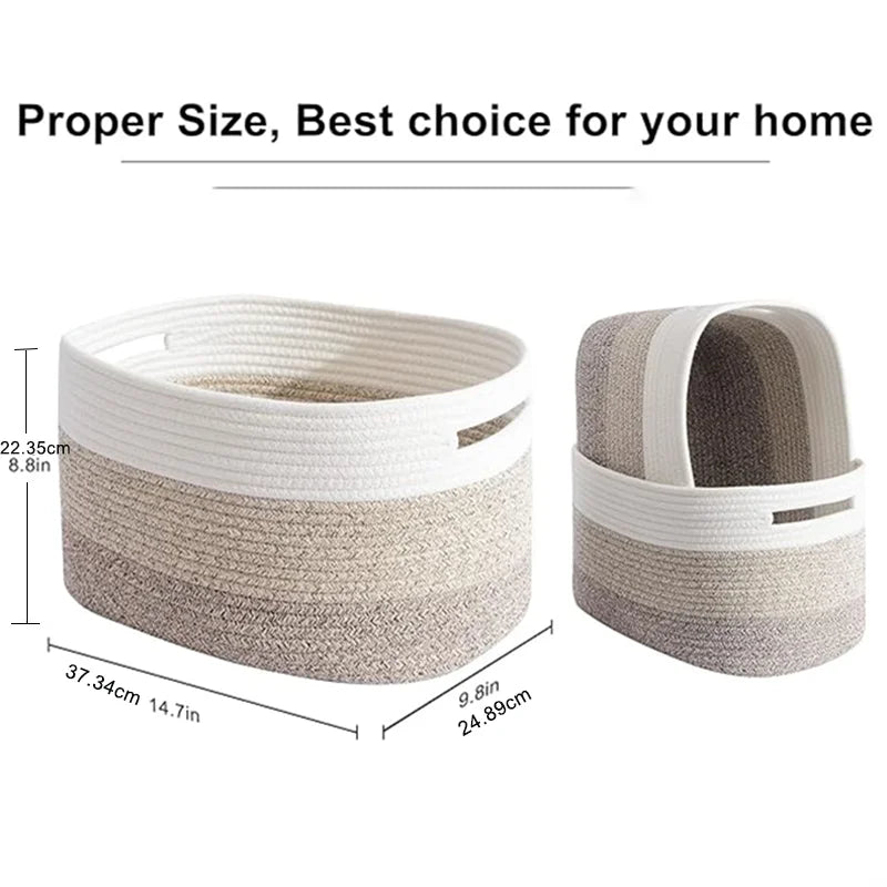 OIAHOMY Storage Basket, Woven Baskets