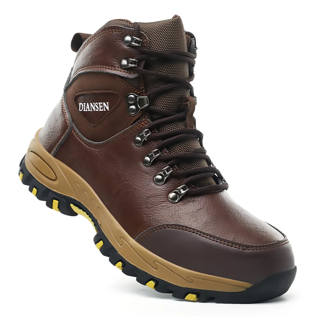 D865 Steel Toe Trainer Safety Shoes Anti-Puncture Anti-Smash Cushion Sole Safety Trainer Sports Steel Toe Shoes for Men Women