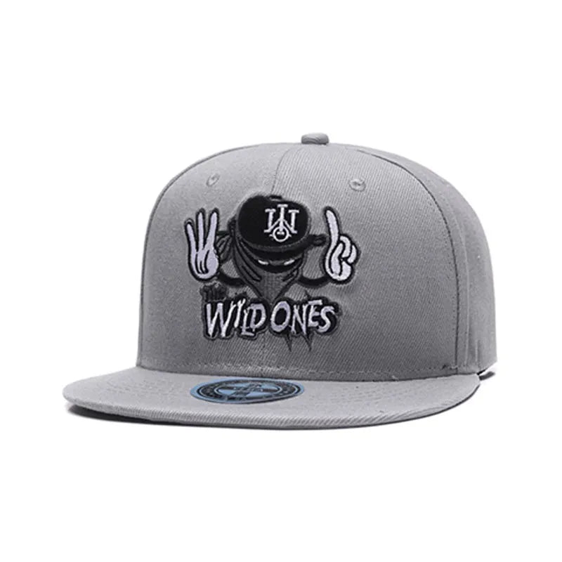 Gorras de béisbol Retro con bordado de marca para hombres y mujeres, Snapbacks de hueso, sombreros deportivos negros, gorra de Hip Hop de arte callejero