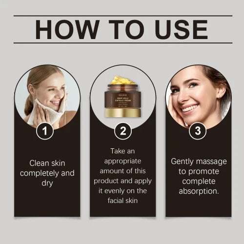EELHOE Vitamin C Capsule  Moisturizing And Nourishing Facial Skin Cream