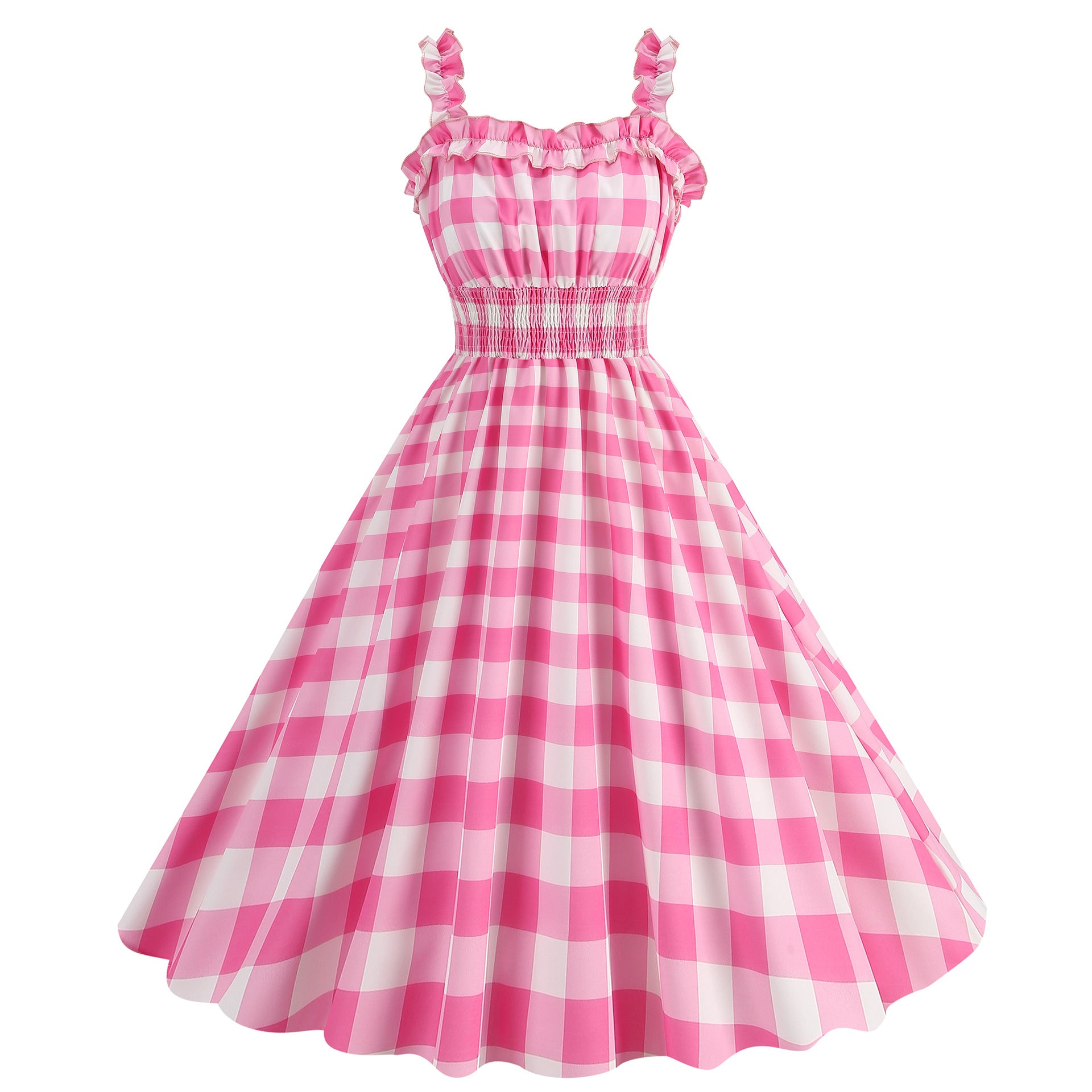 Elegante Vestido de Mujer con Estampado de Puntos, Estilo Hepburn de los Años 50 y 60, Vestido Vintage Sexy con Cuello Halter, Estilo Rockabilly Retro para Fiesta u Oficina, Vestido Pinup 2026