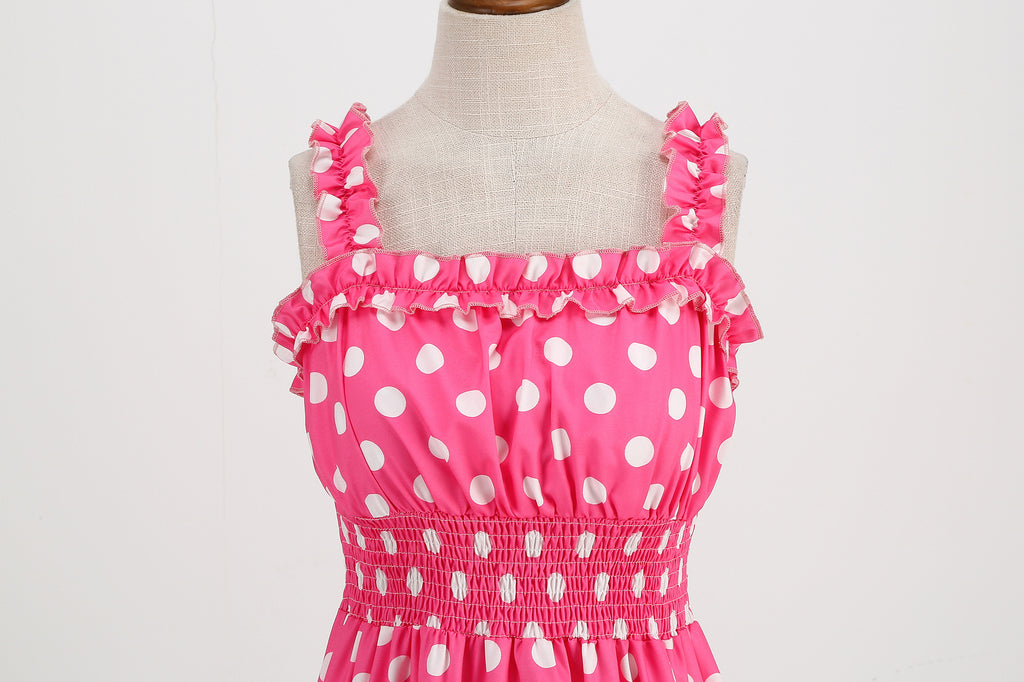 Elegante Vestido de Mujer con Estampado de Puntos, Estilo Hepburn de los Años 50 y 60, Vestido Vintage Sexy con Cuello Halter, Estilo Rockabilly Retro para Fiesta u Oficina, Vestido Pinup 2026
