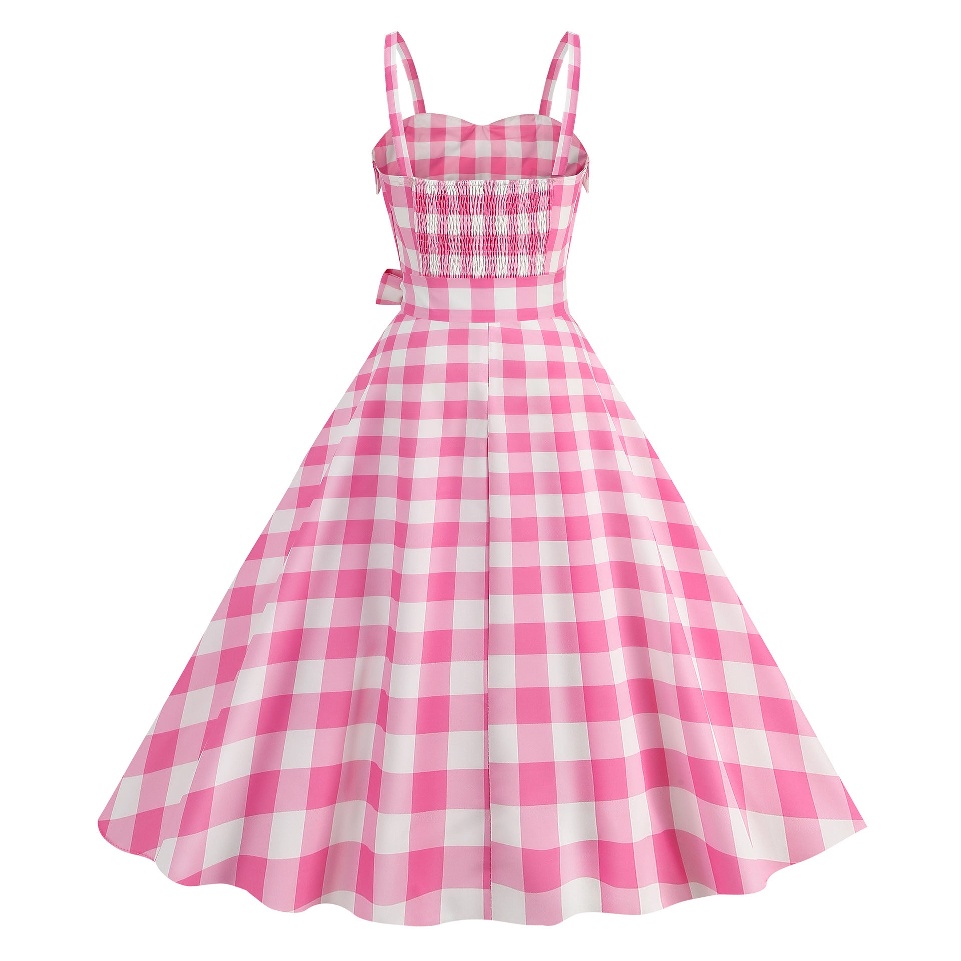 Elegante Vestido de Mujer con Estampado de Puntos, Estilo Hepburn de los Años 50 y 60, Vestido Vintage Sexy con Cuello Halter, Estilo Rockabilly Retro para Fiesta u Oficina, Vestido Pinup 2026