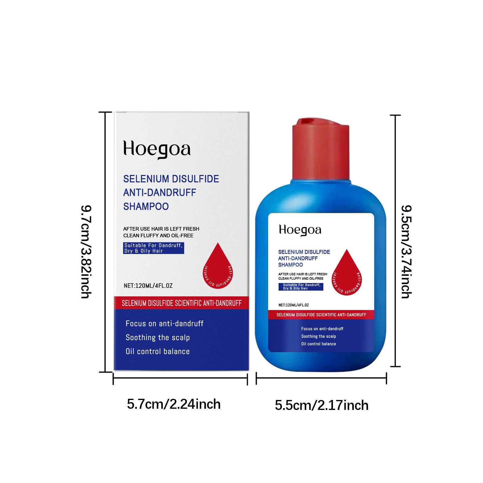 Champú de Sulfuro de Selenio para Control de Grasa, Elimina la Caspa, Refrescante, Limpieza Profunda, Nutre, Suaviza, Hidrata y Cuida el Cabello