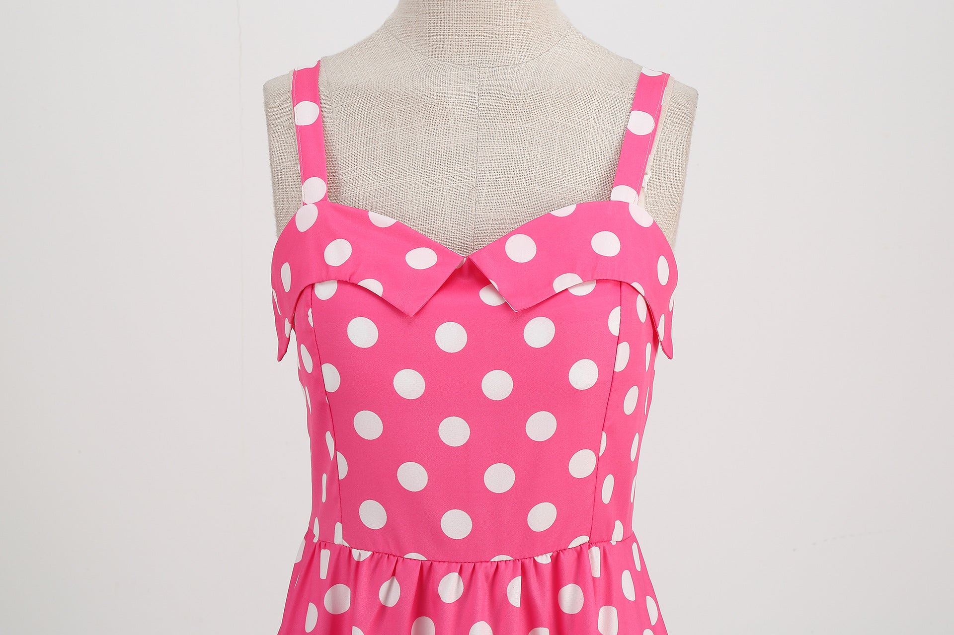 Elegante Vestido de Mujer con Estampado de Puntos, Estilo Hepburn de los Años 50 y 60, Vestido Vintage Sexy con Cuello Halter, Estilo Rockabilly Retro para Fiesta u Oficina, Vestido Pinup 2026
