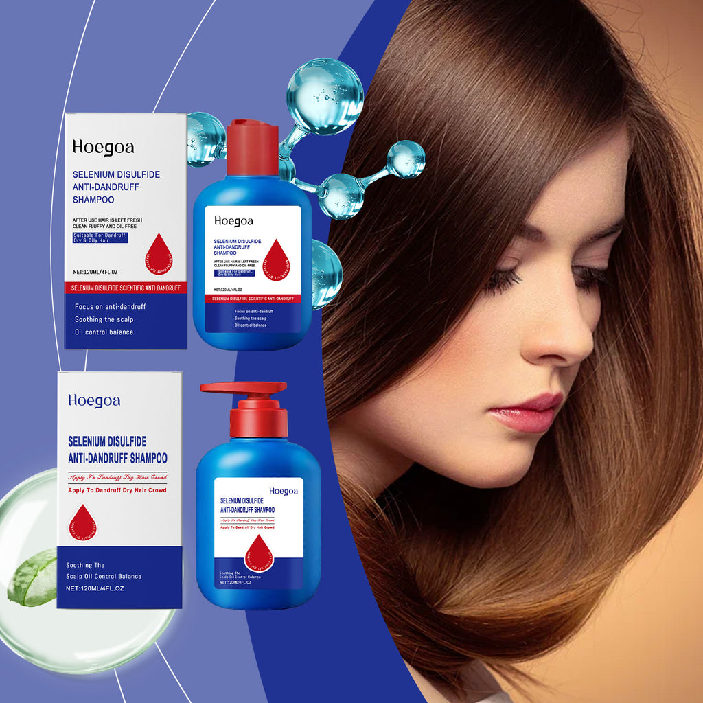 Champú de Sulfuro de Selenio para Control de Grasa, Elimina la Caspa, Refrescante, Limpieza Profunda, Nutre, Suaviza, Hidrata y Cuida el Cabello