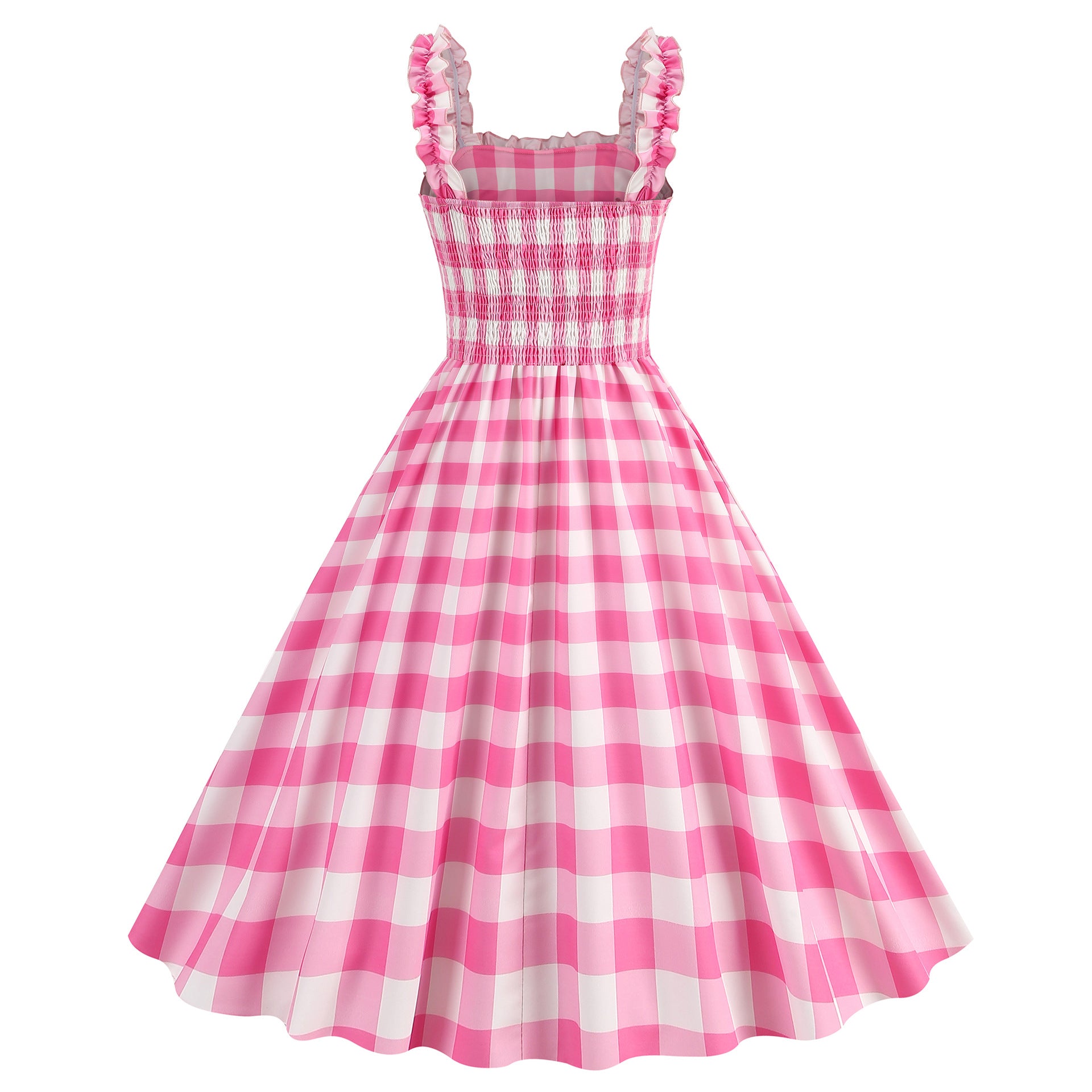 Elegante Vestido de Mujer con Estampado de Puntos, Estilo Hepburn de los Años 50 y 60, Vestido Vintage Sexy con Cuello Halter, Estilo Rockabilly Retro para Fiesta u Oficina, Vestido Pinup 2026