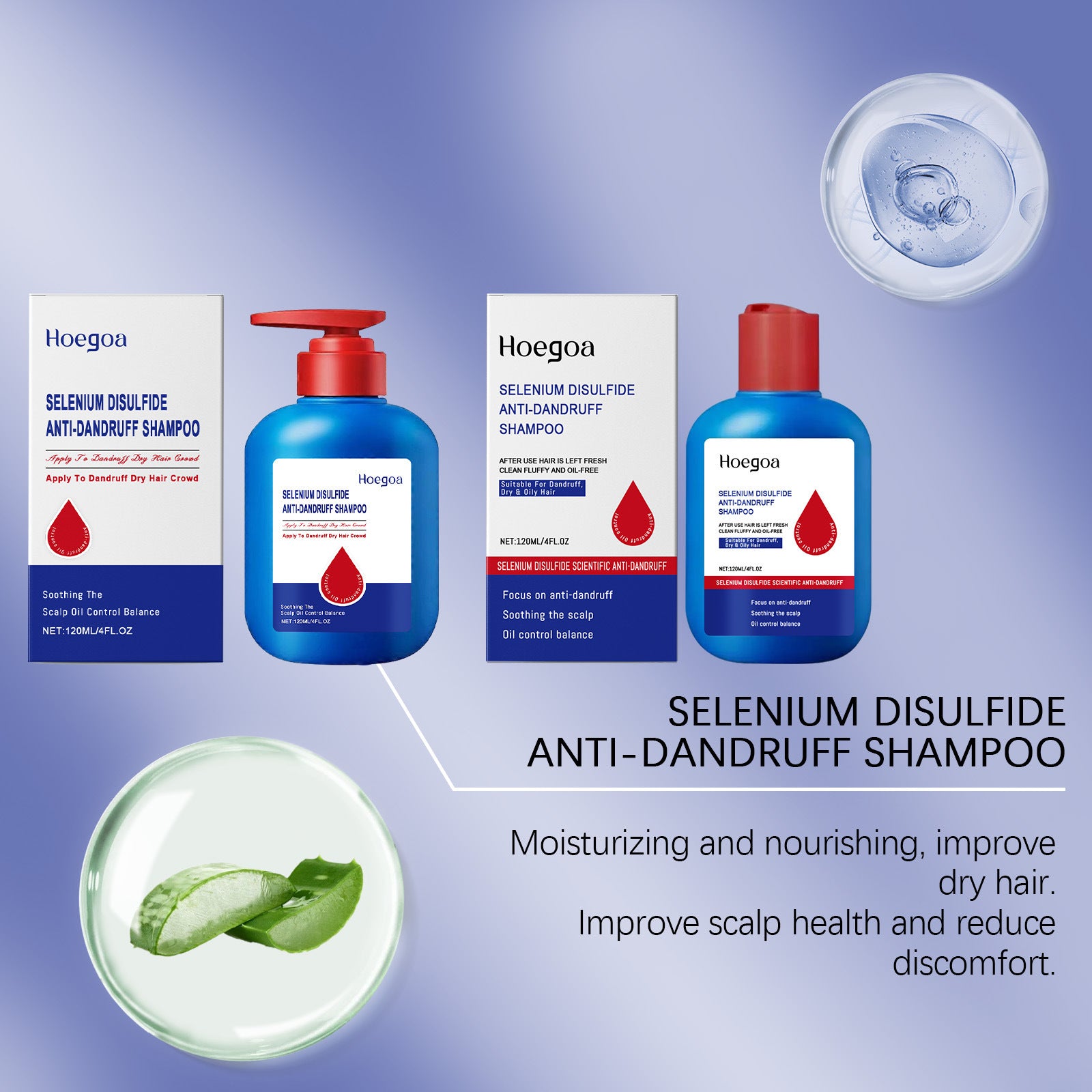 Champú de Sulfuro de Selenio para Control de Grasa, Elimina la Caspa, Refrescante, Limpieza Profunda, Nutre, Suaviza, Hidrata y Cuida el Cabello