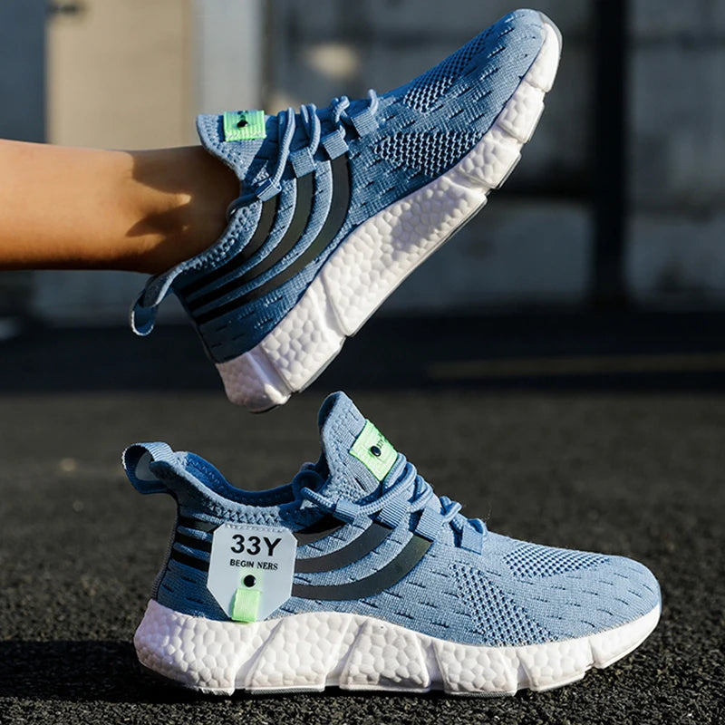 Zapatillas de deporte para hombre, zapatos informales clásicos transpirables, zapatillas de Tenis para hombre, novedad de 2024, zapatos cómodos de malla para exteriores para hombre, Tenis Masculino