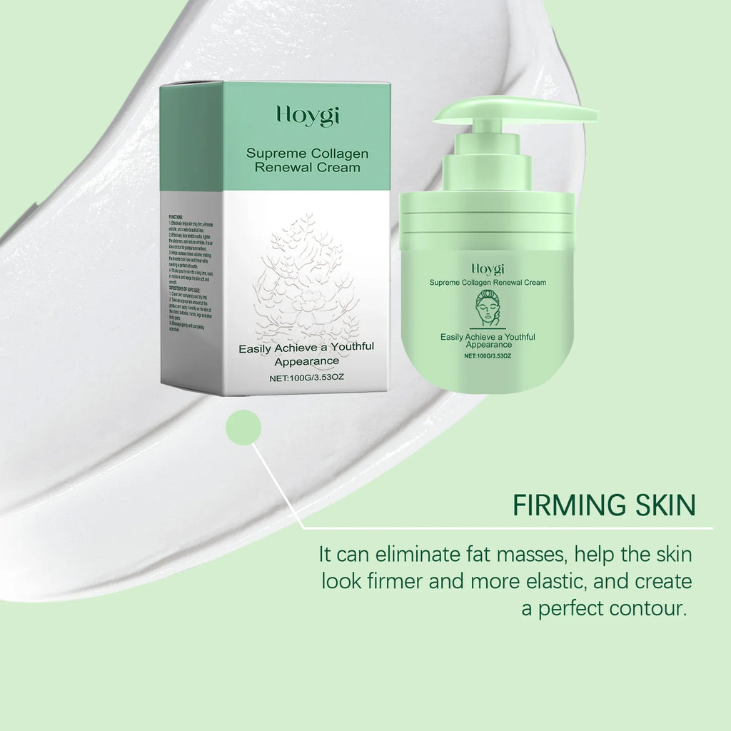 Loción corporal de colágeno Hoygi para piel seca, crema reafirmante hidratante con niacinamida, piel suave, hidratante diario para mujeres, 100g