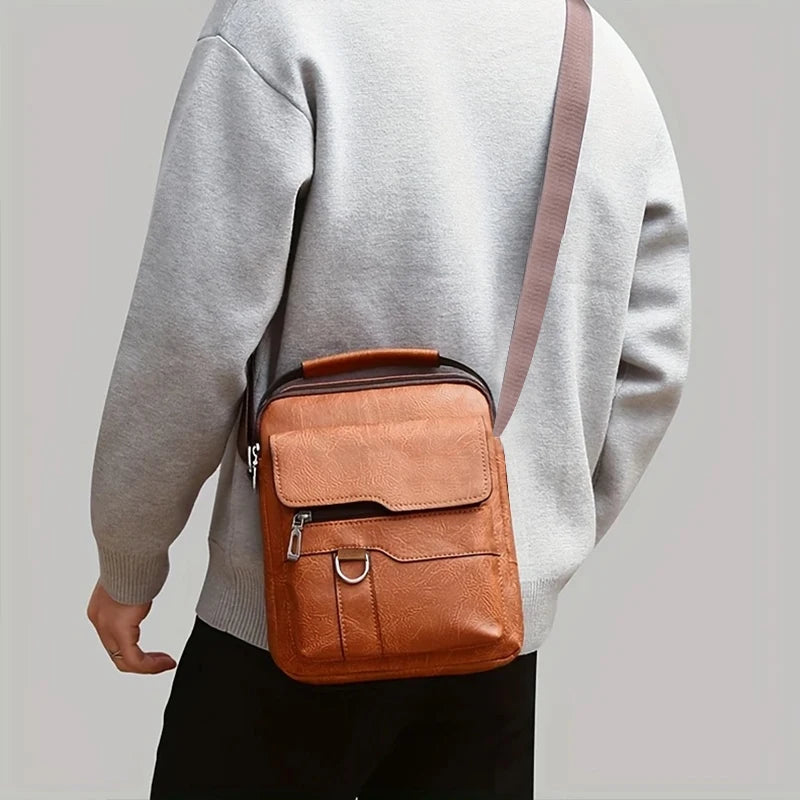 Bolso de moda, adecuado para uso diario, viajes, versátil, correas de hombro ajustables, material de Pu, ligero y simple