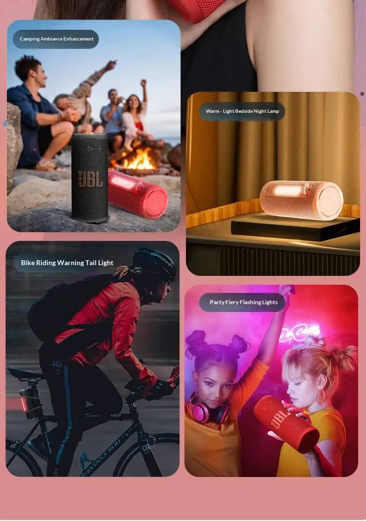 Nuevo Altavoz JBL Grip Mini Shock Bass, Potente Bajo de Frecuencia, Ritmo Impactante, Experiencia de Sonido Sorprendente