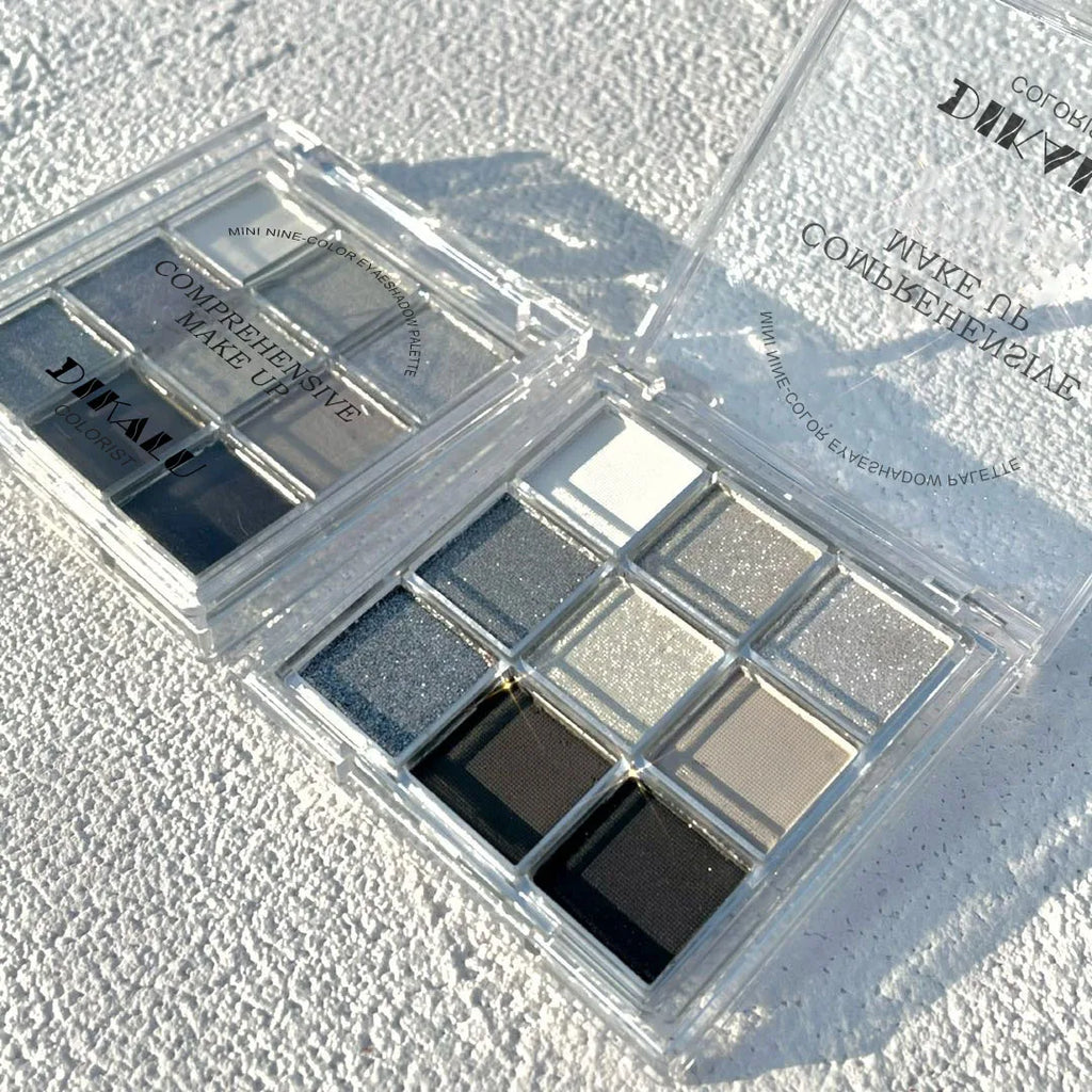 DIKALU-paleta de sombras de ojos, nueva paleta de sombra de ojos, Oh Rosy Nine Palace Grid, enfoque automático, baja saturación, polvo de humo, placa de rosa, primavera y verano