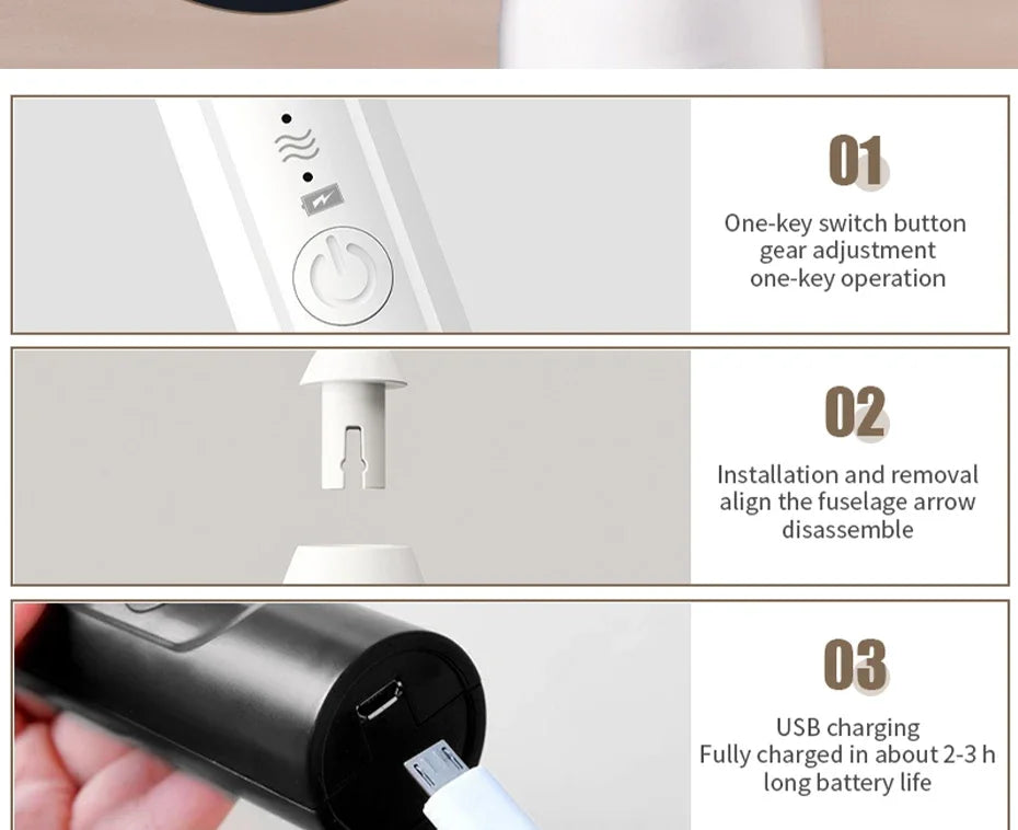Artículos de cocina 2 en 1, batidor de huevos eléctrico con carga USB, Mini licuadora, accesorios de cocina, mezclador, utensilios para el hogar, barra de doble cabezal