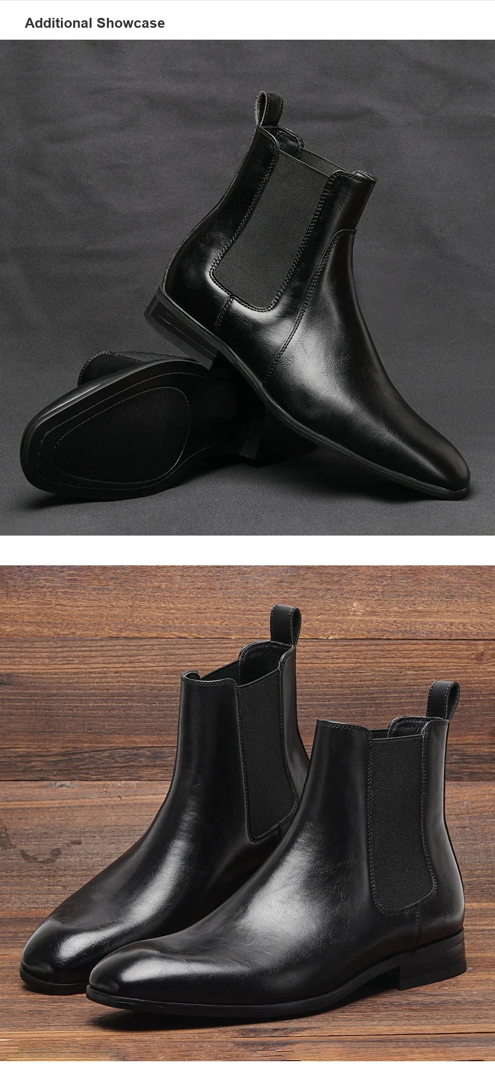 Botas Chelsea para Hombre, Tallas 40-46, Marca 2026, Cómodas y Modernas, de Cuero