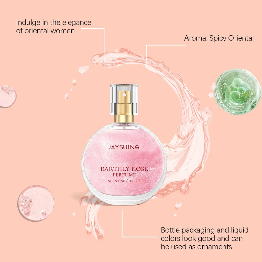 Perfume de larga duración para mujer, fragancias florales rosas, aerosoles corporales, hidratante, aroma fresco, desodorante para la piel, Perfumes de feromonas