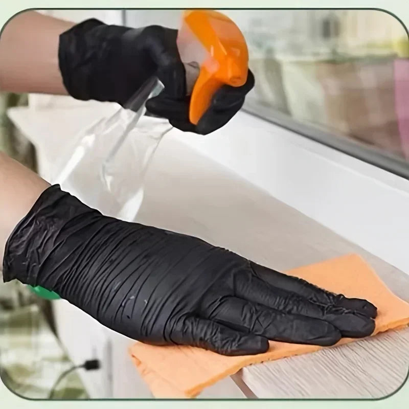 Guantes desechables de nitrilo impermeables para lavar platos, guantes de cocina para el hogar, guantes de limpieza para lavado de perros, guantes de látex para trabajo de alimentos