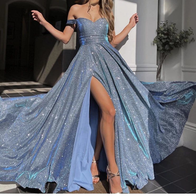 Vestidos de Fiesta 2026 para Mujer, Vestido Largo con Escote en V, Espalda Descubierta, Lentejuelas Rosas, Sin Mangas, Vestido de Noche Formal