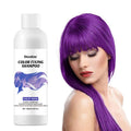 Champú semipermanente para teñir el cabello, champú invisible que protege y fijar el color, color instantáneo del cabello, brillo duradero, cuidado del cabello