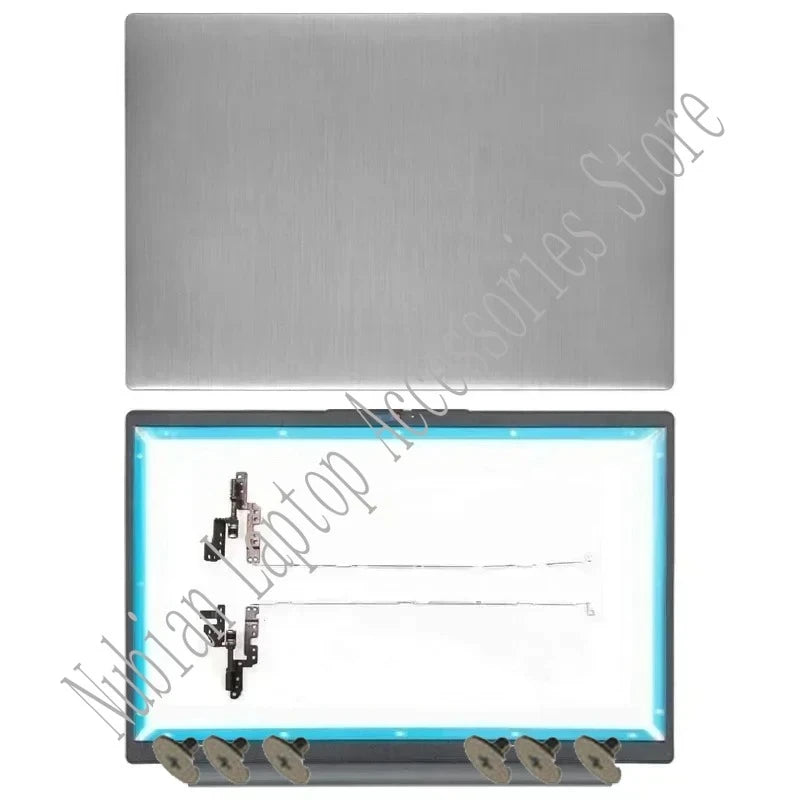 Nuevo para IdeaPad 3 15ADA6 15ITL6 15ALC6 2021: Cubierta trasera LCD, bisel frontal, reposamanos, carcasa inferior, teclado y bisagras para portátil