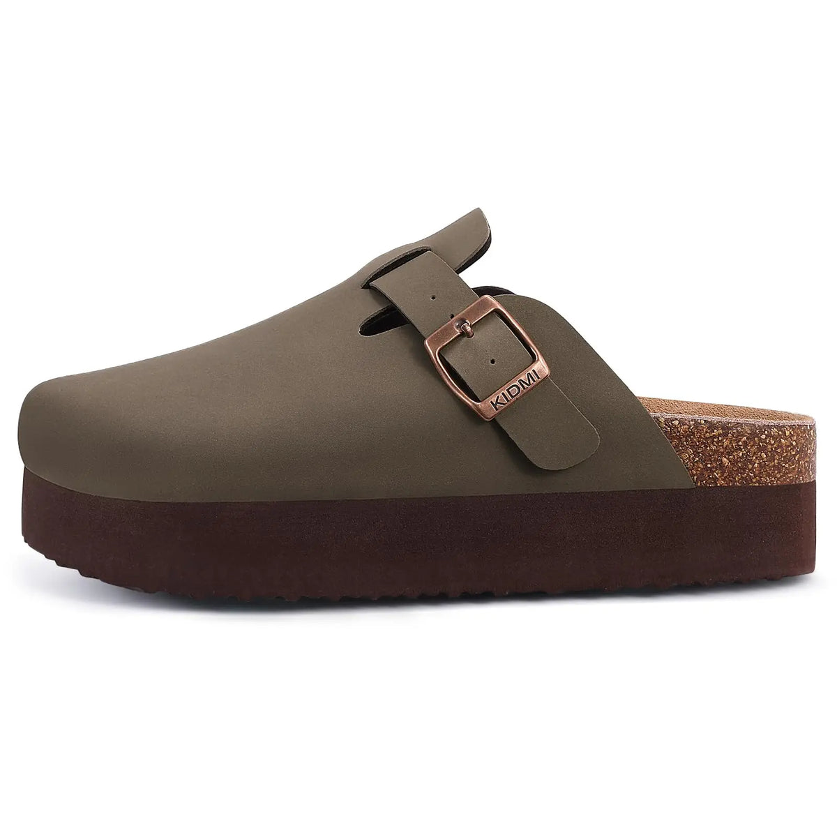Shevalues-Sandalias de plataforma para mujer, zuecos de tacón grueso, zapatillas de cuero, calzado de corcho, sandalias de playa a la moda, Verano