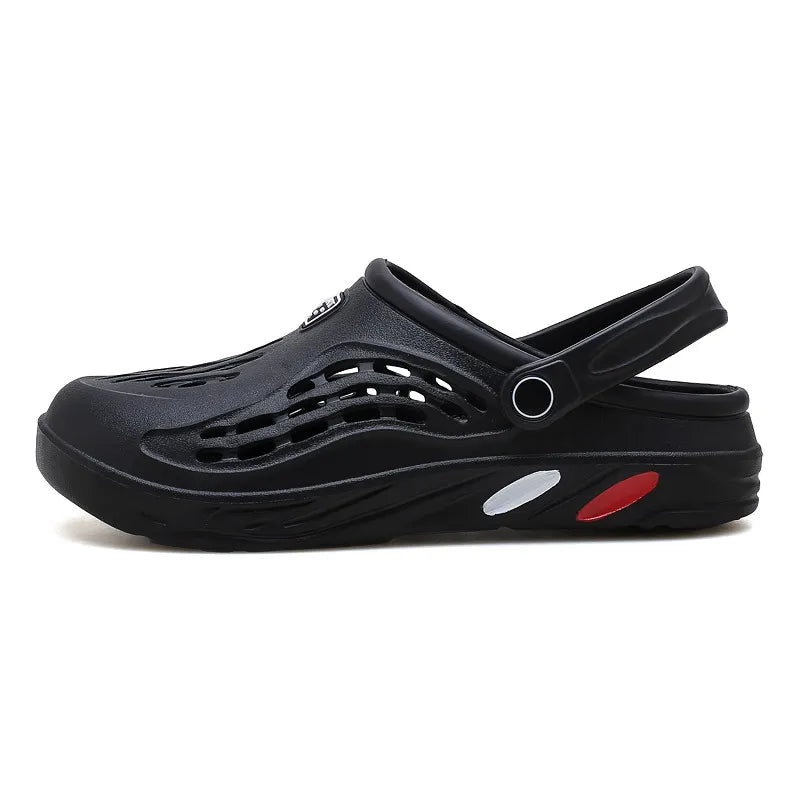 Sandalias al aire libre para hombres y mujeres Zuecos de verano Zapatillas EVA Tallas grandes 47 48 49 Zapatos de jardín para hombres Sandalias de playa Zuecos transpirables