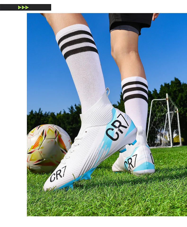 Nuevas botas de fútbol para hombre, gran oferta, zapatos de fútbol profesionales de alta calidad, zapatillas de fútbol para mujer, zapatillas unisex ultraligeras TF/FG