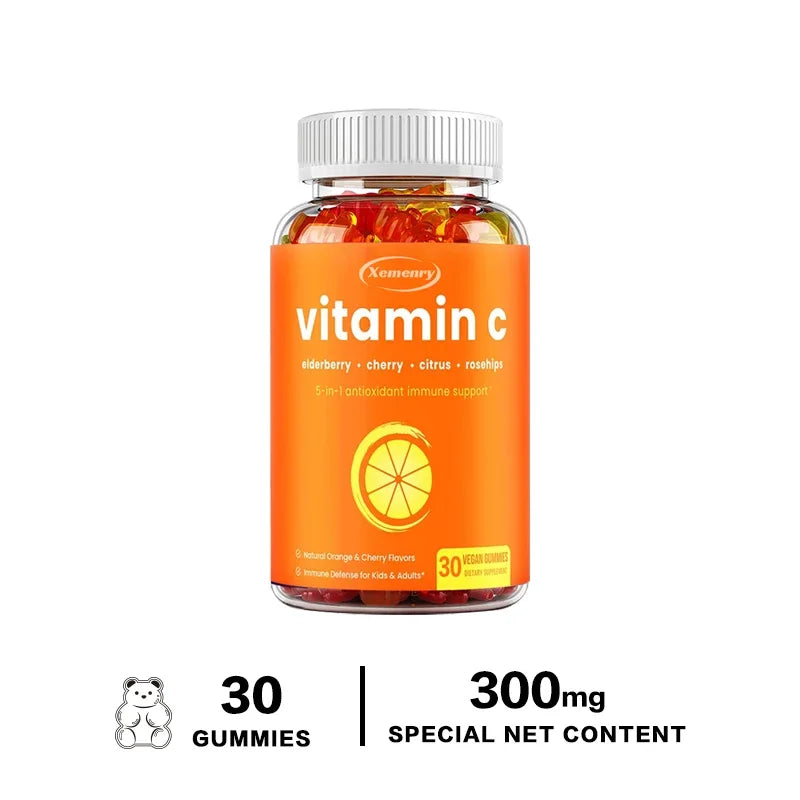 Gomitas de vitamina C: maximiza la absorción, fortalece el sistema inmunológico y promueve la producción de colágeno, antioxidante
