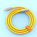 Nuevo Cable de Silicona Líquida Tipo C de Carga Súper Rápida PD de 120w 6A, Cable USB de Carga Rápida de 1M 1.5M 2M, Cable USB C a C