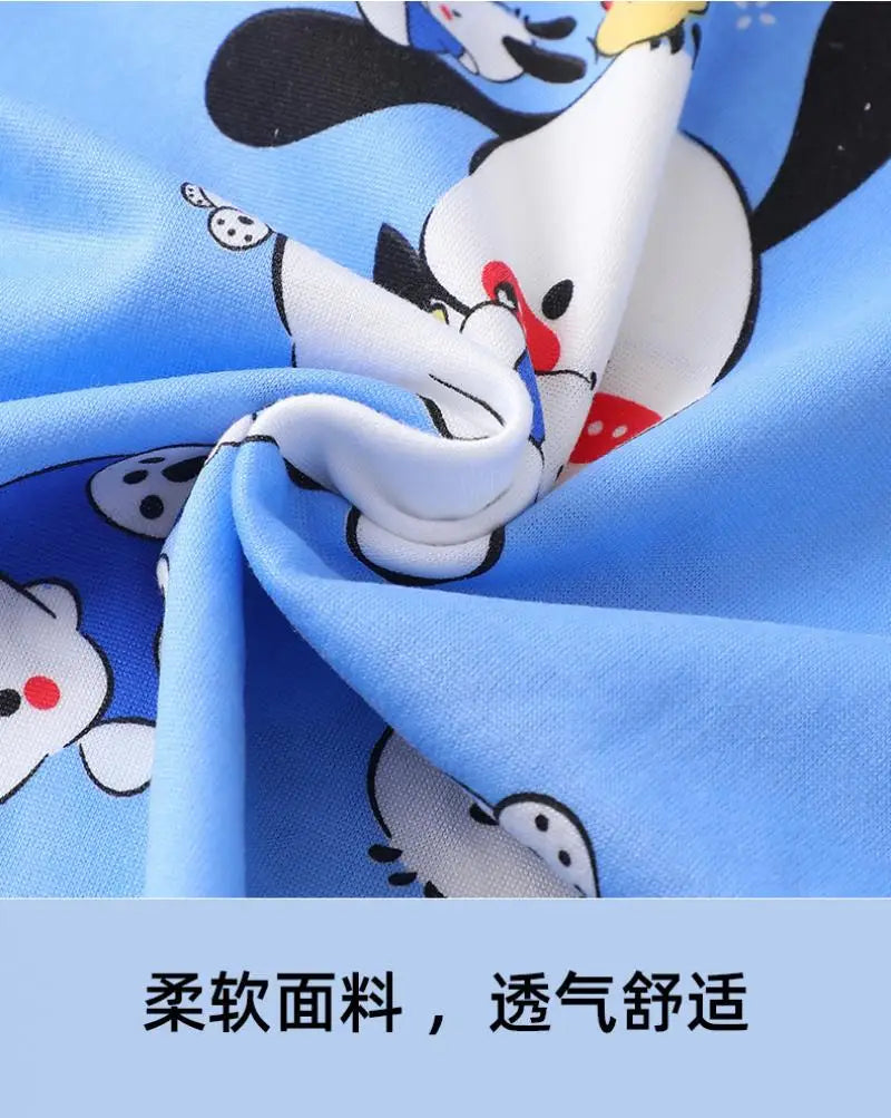 Anime 2 uds crayón de dibujos animados Shin-Chan pijamas para niños pantalones de manga larga conjunto Kawaii niñas lindo Casual ropa de dormir suelta