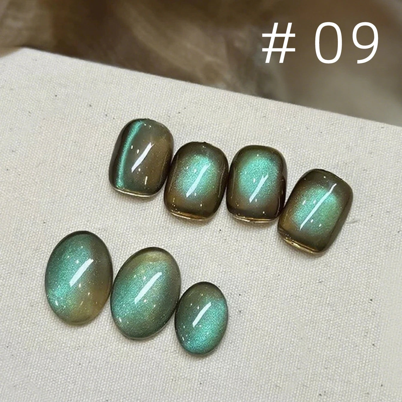 1-12 Uds. Esmalte de Uñas en Gel Magnético Ojo de Gato Marrón con Luz Azul, Larga Duración, Novedad 2026, Suministros para Uñas, Arte de Uñas, Venta Caliente