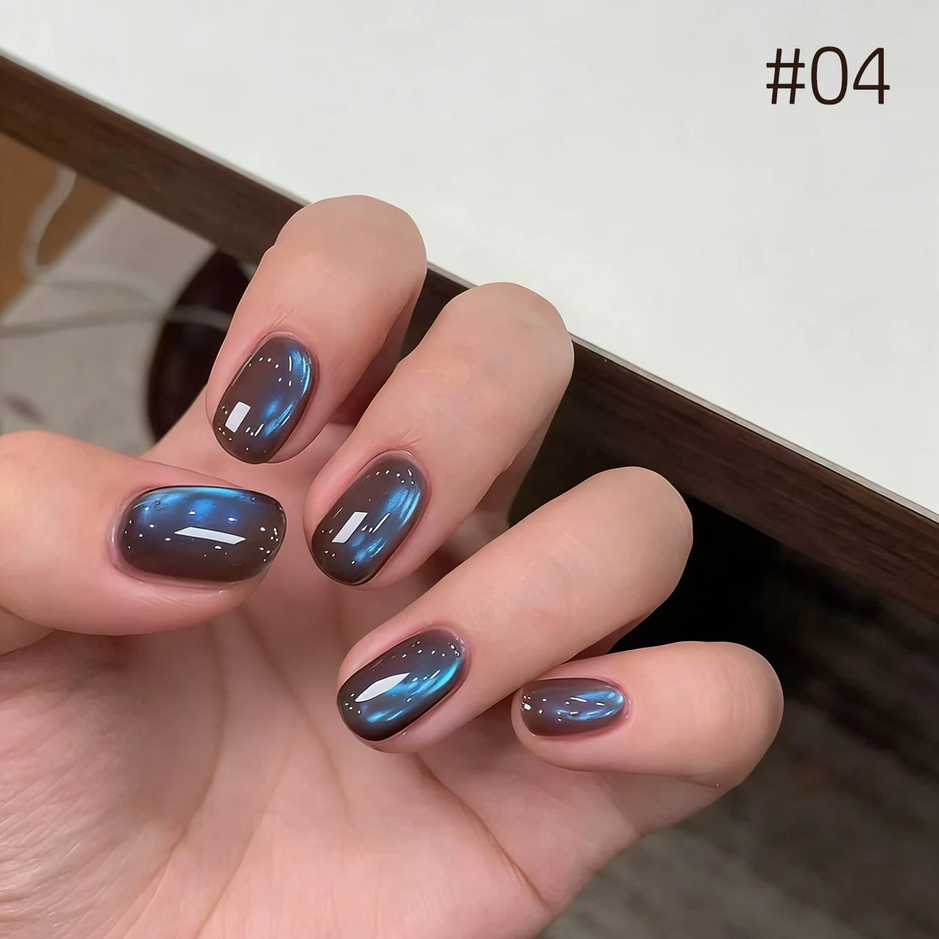 1-12 Uds. Esmalte de Uñas en Gel Magnético Ojo de Gato Marrón con Luz Azul, Larga Duración, Novedad 2026, Suministros para Uñas, Arte de Uñas, Venta Caliente