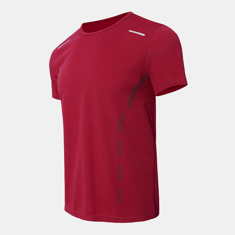 1/4 Uds. Camiseta deportiva de secado rápido de verano para hombre, camiseta holgada y cómoda de manga corta estampada a la moda para adolescentes, camiseta Joker para correr y Fitness
