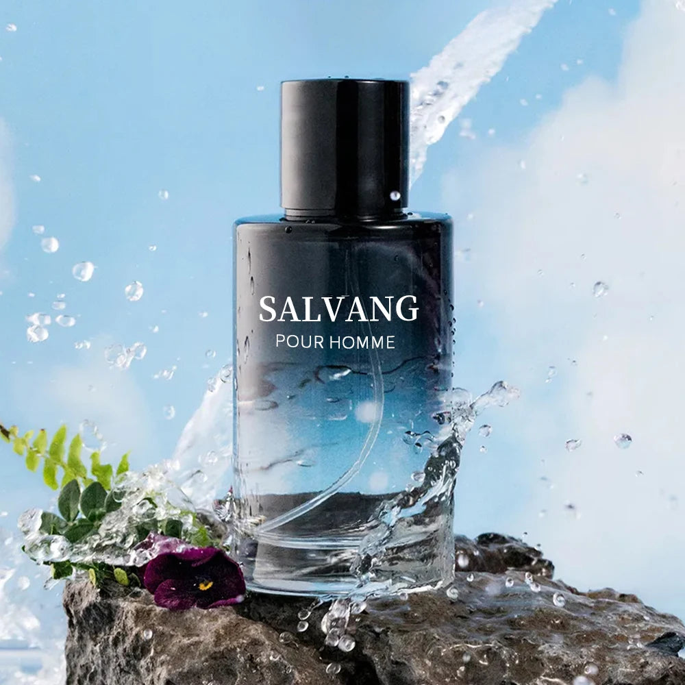 SALVANG Midnight Marine Man Eau De Parfum, 3.4 oz (100 ml). EDP de Larga Duración para Hombre. Haciendo de Él el Regalo Ideal para Caballeros, Perfume para Hombre