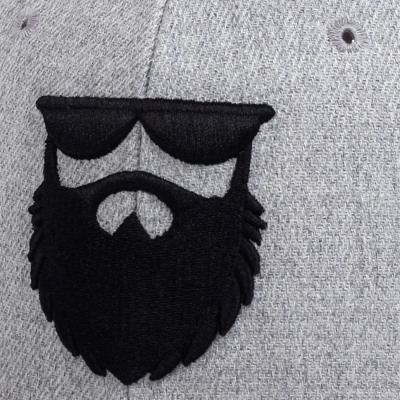 Moda hombres mujeres algodón Snapback sombrero Hip Hop gorra de béisbol barba viejo hombres bordado gorras de camionero ajustable ocio al aire libre sombreros