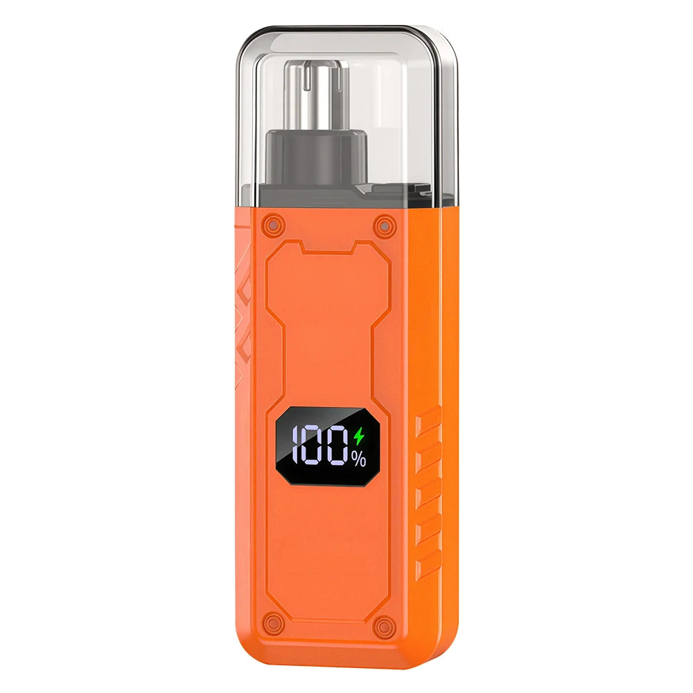 Cortadora de pelo eléctrica 3 en 1 para hombres, pantalla LED, patillas indoloras, cejas, barba, afeitadora, recargable por USB