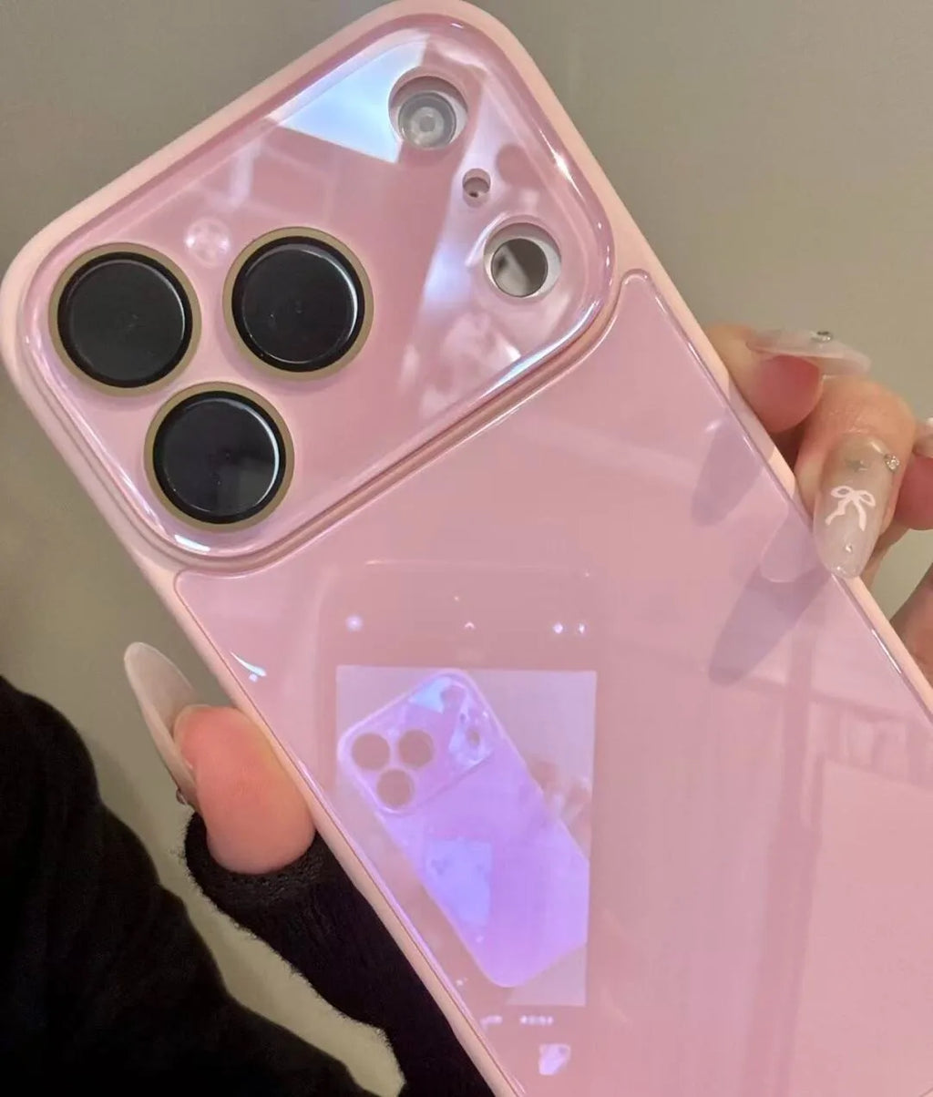 Funda protectora de cámara de vidrio templado de Color caramelo de lujo para iPhone 17 16 15 14 13 12 Pro Max cubierta trasera dura de parachoques a prueba de golpes