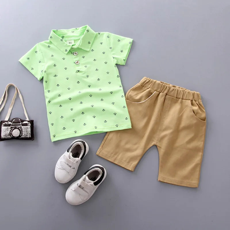 Conjuntos de ropa de verano para niños camiseta y pantalones cortos para niños 2 uds. traje deportivo para bebés de 1, 2, 3 y 4 años, ropa para niños