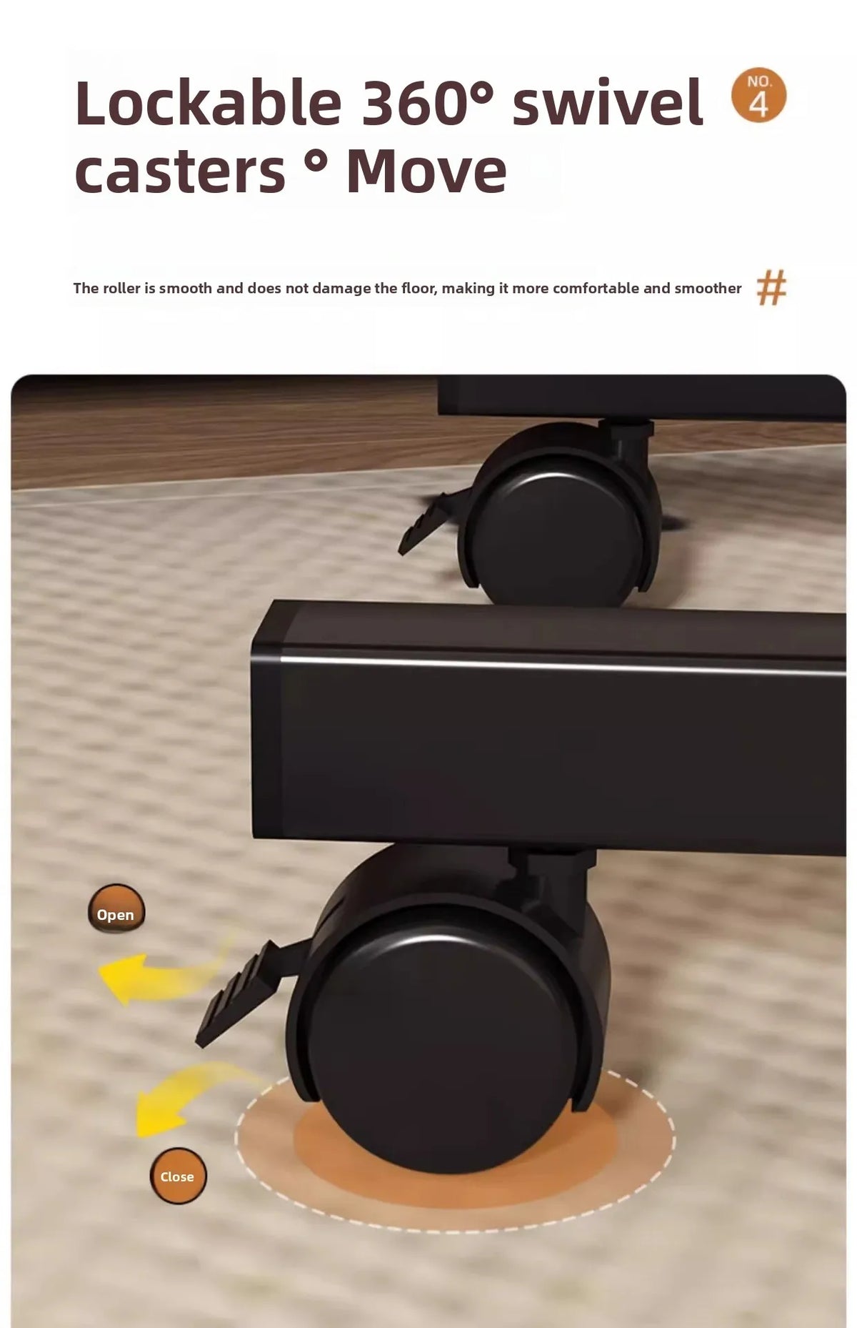 Mesa Auxiliar para Cama, Soporte para Portátil, Mesa de Noche, Accesorio de Oficina para Lectura, Tablero de Escritura, Escritorio para Computadora