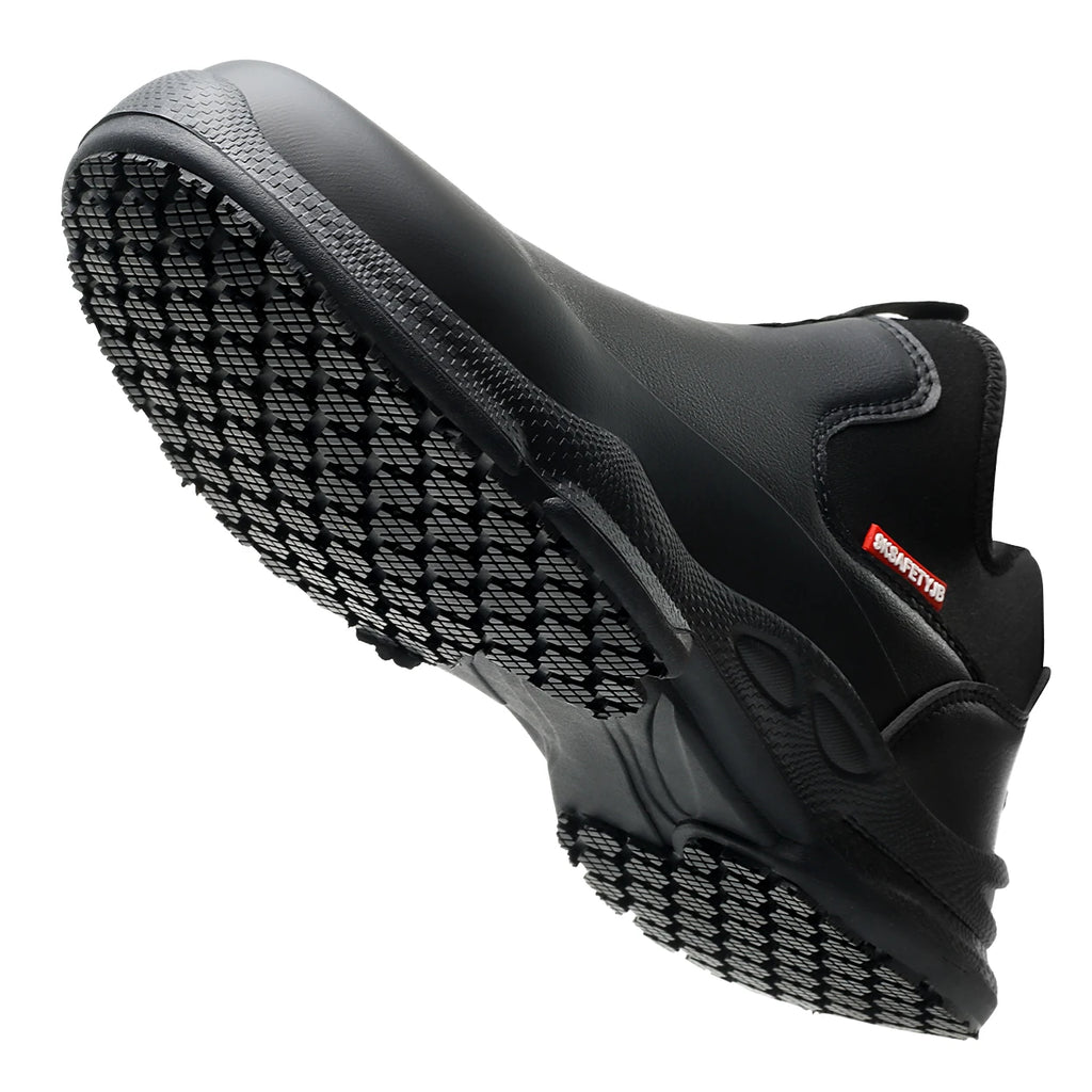 Zapatos de trabajo para Chef para hombre, calzado de cocina antideslizante resistente al aceite, zapatos de seguridad cómodos para restaurante, zapatos de cocina impermeables