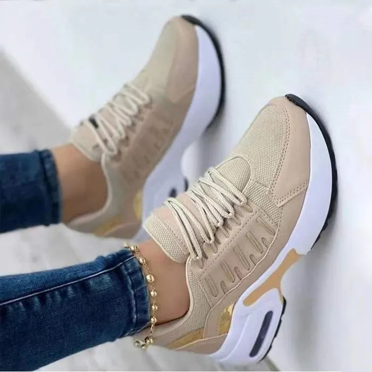 Tenis Mujer Zapatillas De deporte plataforma zapatos casuales para Mujer 2025 nueva comodidad malla antideslizante Zapatillas De correr De talla grande Zapatillas De Mujer
