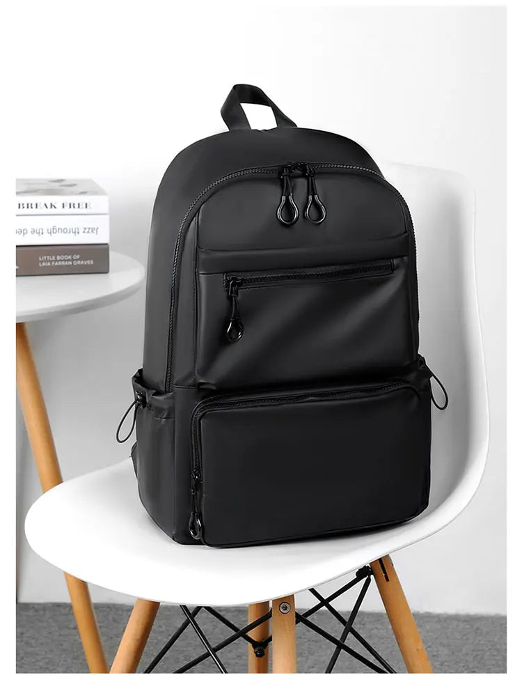 Mochila para ordenador de 14 pulgadas, mochila sencilla y duradera de gran capacidad para hombre, mochila de viaje ligera para hombre, mochila escolar para estudiantes