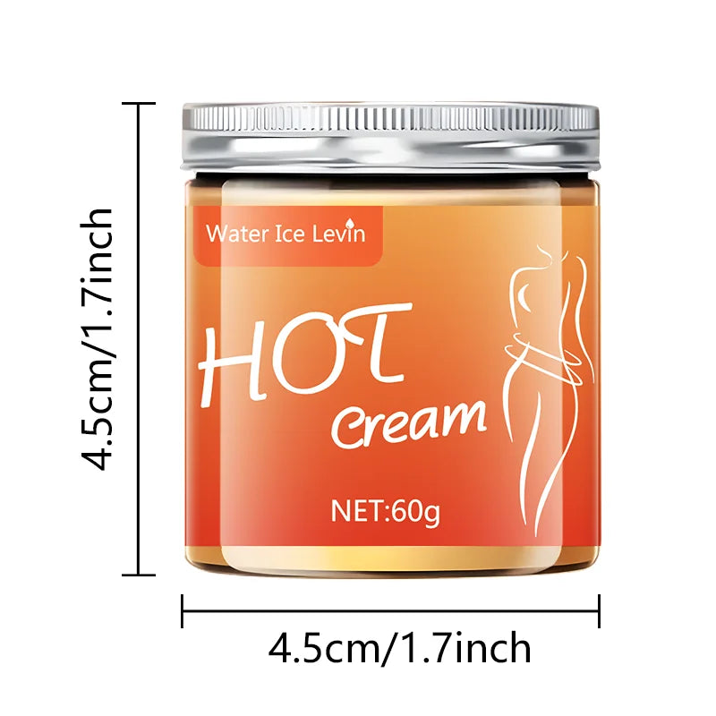 Crema de masaje para todo el cuerpo y culturismo, compresa caliente para apretar los músculos abdominales