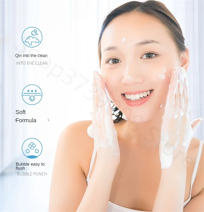 Limpiador Facial de aminoácidos, limpieza profunda, limpiador hidratante con Control de aceite, Gel de limpieza suave, productos de lavado de cara para el cuidado de la piel
