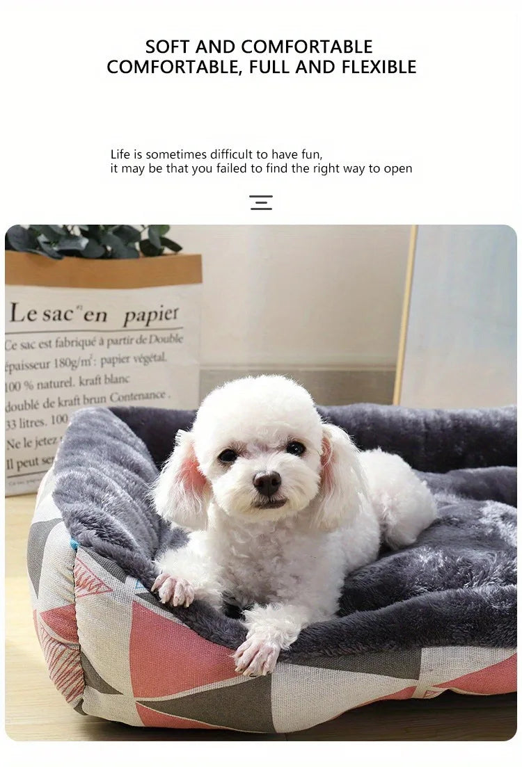 Cama para perros, cojín para sofá, suministros para mascotas de temporada, suministros suaves y cómodos, camas para gatos grandes, medianas y pequeñas para el hogar
