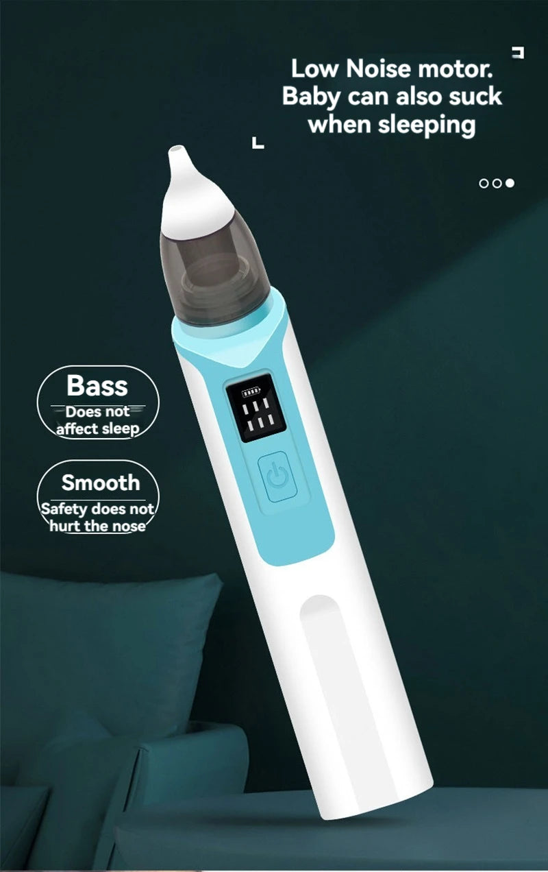 Aspirador Nasal eléctrico para bebé, nuevo patrón, versión de carga, aspirador Nasal para bebé recién nacido, succión, previene la congestión Nasal, 2025