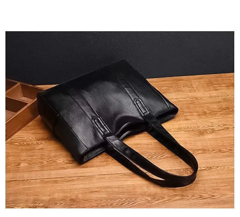 Bolso de mano grande Vintage con capacidad de 2025, bolso informal de hombro vegano Retro para mujer para ir al trabajo