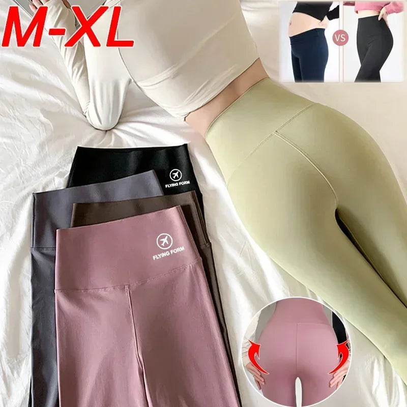 M-XL pantalones de tiburón para mujer, mallas finas de cintura alta para levantar el vientre y la cadera, mallas negras para pies pequeños, primavera Otoño Invierno