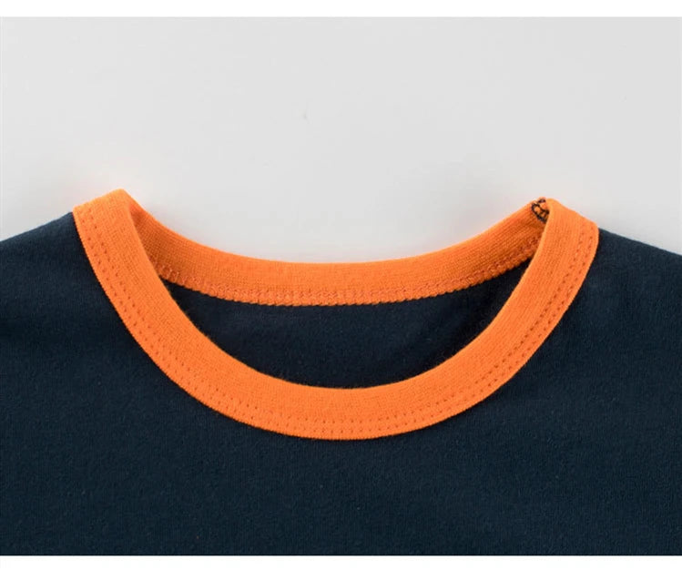 Camisetas cortas de manga corta para niños, 2023 algodón, oso, coche, animales, dibujos animados, Top deportivo informal, 100%