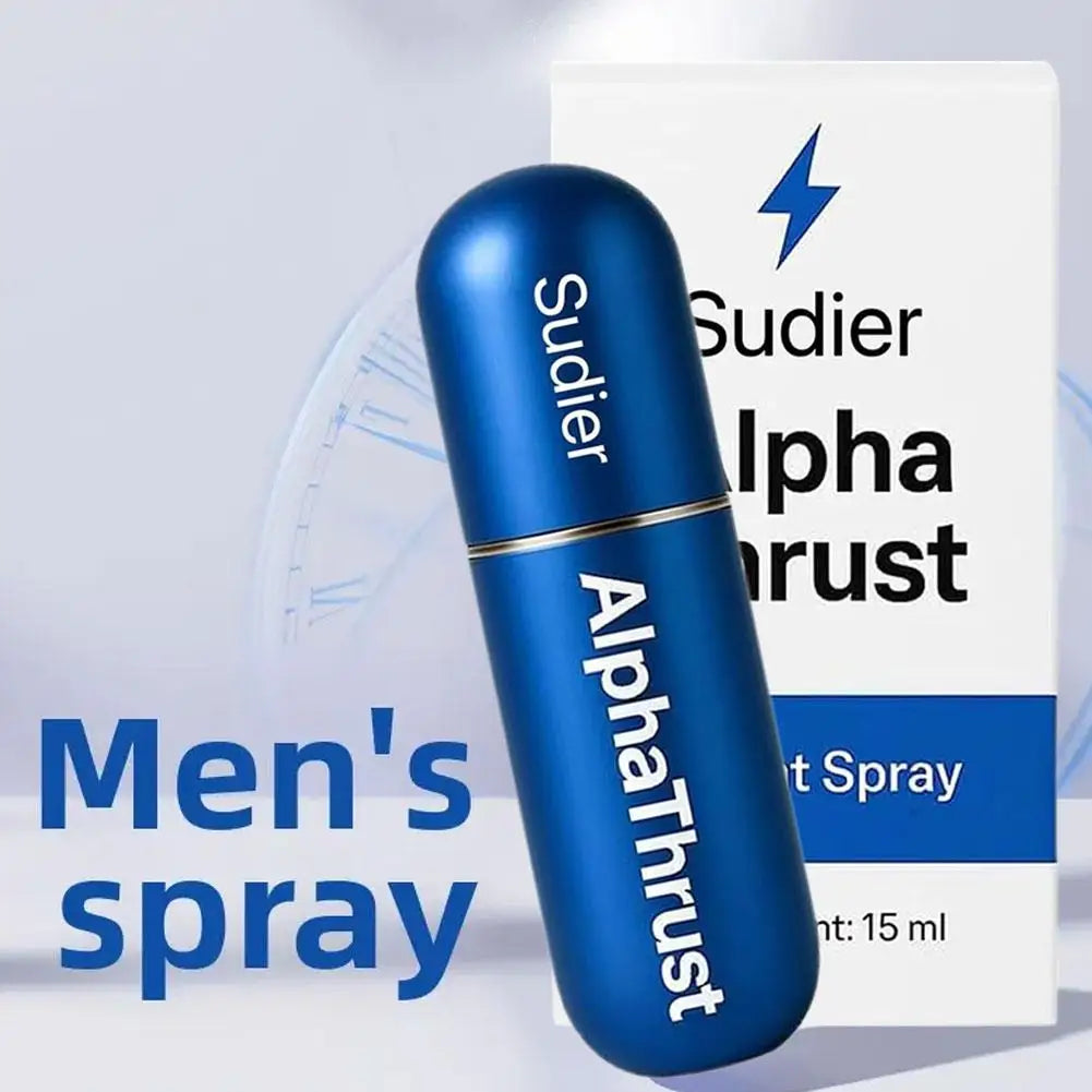 Spray duradero a base de plantas para hombres: spray retardante natural de 15 ml, soporte suave y duradero para momentos íntimos, spray de PE